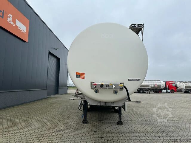 Food tanker Van Hool LEVENSMIDDELEN / 39.000L / 3-KAMMER / INOX / NL...