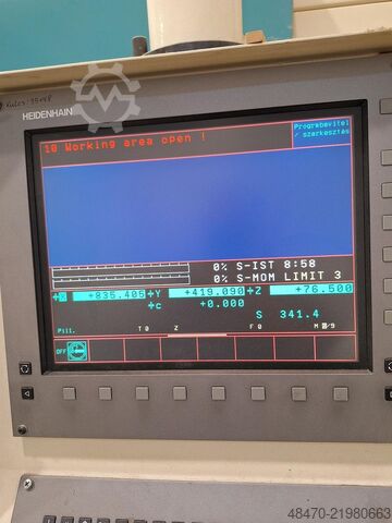 Vertical machining center Hedelius CB 80