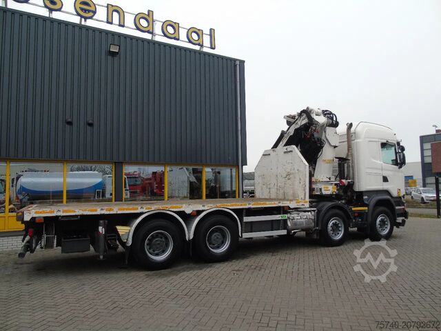 Crane truck Scania R 520 V8 + PALFINGER 72002 6X + JIB 4X + WINCH ...