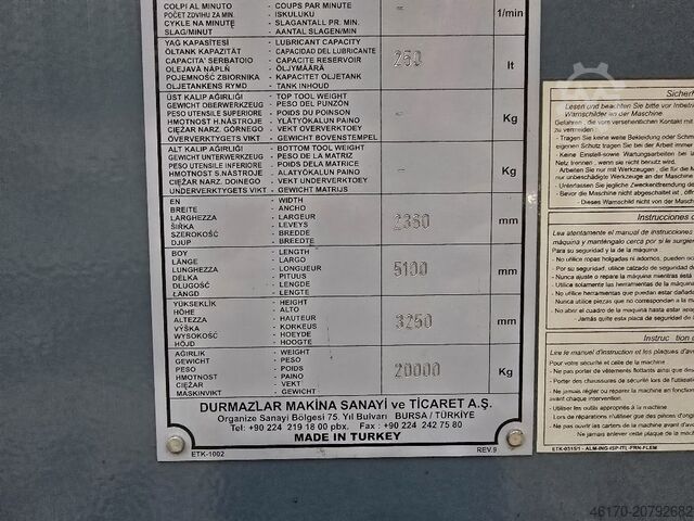 Abkantpresse Durma AD S 40320