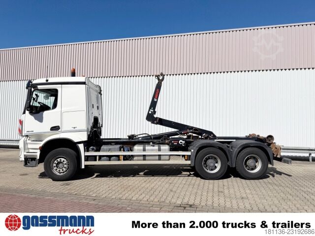 Abrollkipper Mercedes-Benz Arocs 2645 6x4, Hiab Abrollkipper XR18S59 bis 7 m