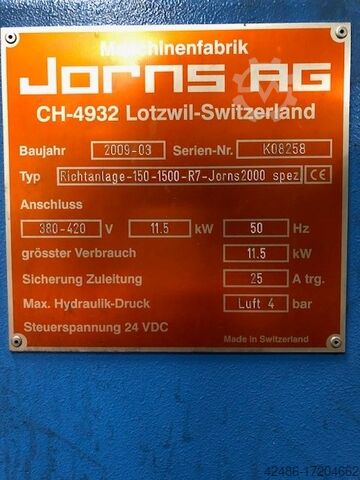 Spaltanlage Jorns MSC-150-1500-RO-SA-JORNS2000