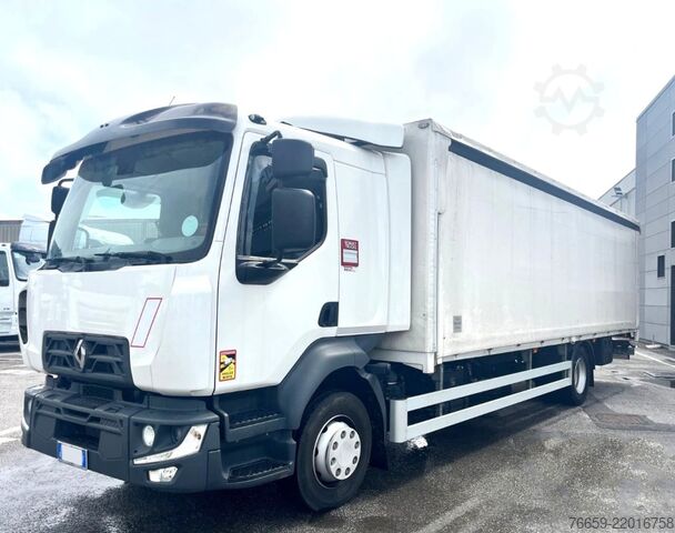 Flatbed truck with tarp RENAULT MDA2C centinato