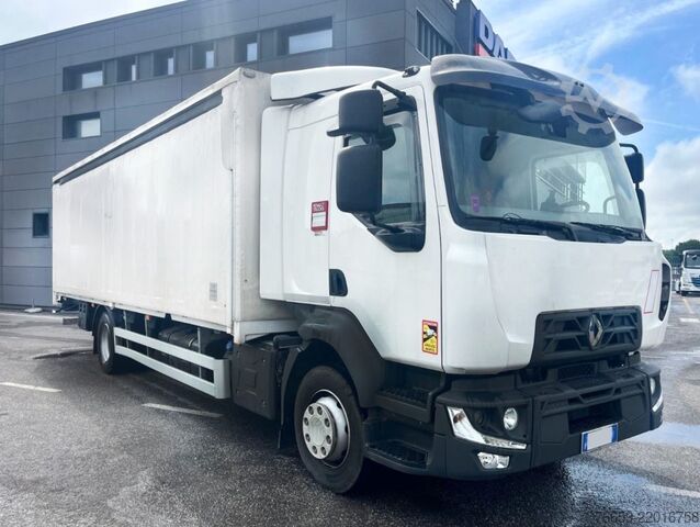 Flatbed truck with tarp RENAULT MDA2C centinato