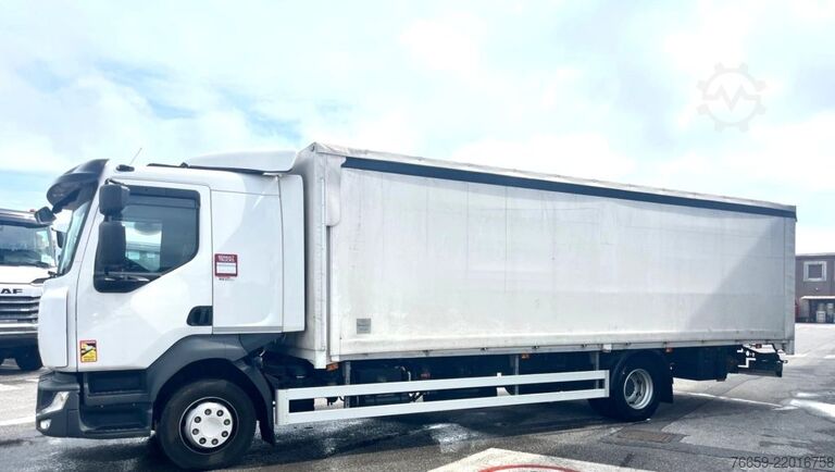 Flatbed truck with tarp RENAULT MDA2C centinato