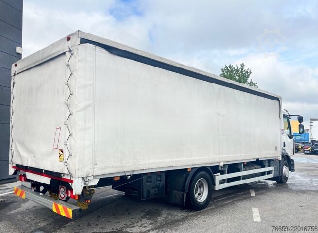 Flatbed truck with tarp RENAULT MDA2C centinato