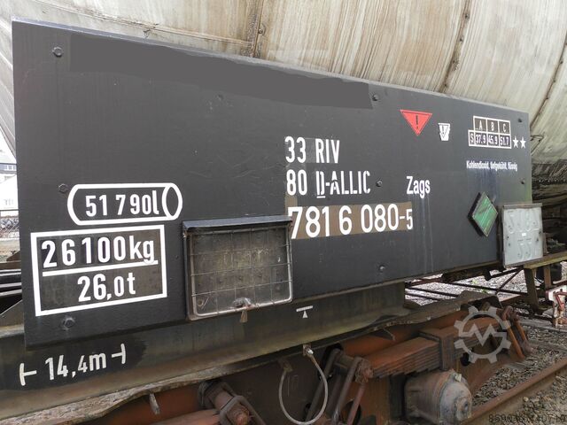 Cryogenic tank rail cars,gas,wagons,CO2 Rheinstahl AG