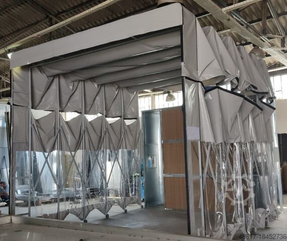 RETRACTABLE LIQUID PAINT BOOTHS VOGAMAKINA VMRTR