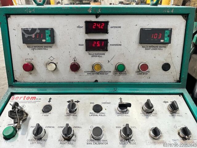 Plate rolling machine SERTOM EMO 30-25