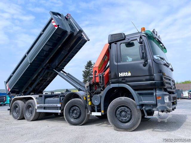 5.5 m rubble container / combined flap SOF Hitta 10m3 Abrollcontainer