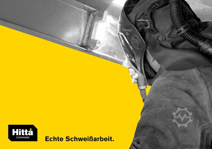 5.5 m rubble container / combined flap SOF Hitta 10m3 Abrollcontainer