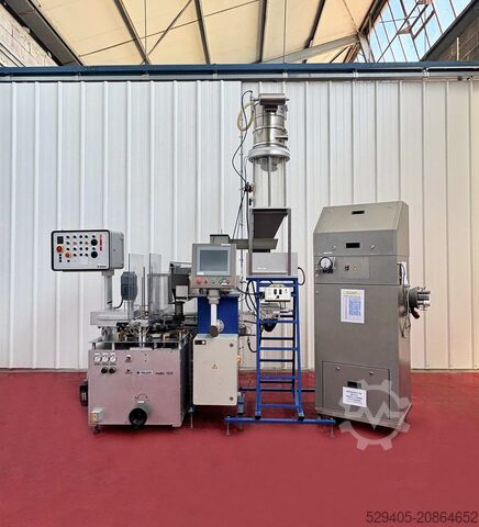 Ligne de remplissage et sertissage automatique pour boîtes / pots / canettes / conserves rigides Indosa Matic 100