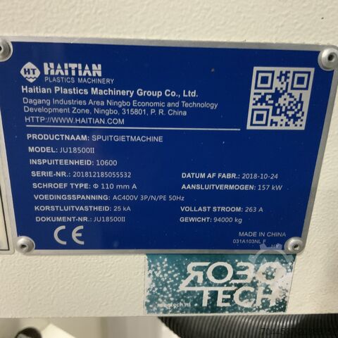 Spritzgießmaschine Haitian JU8500 II