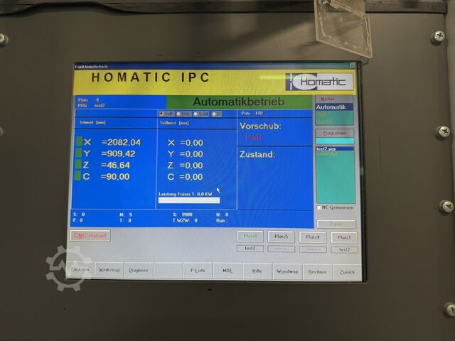 Bearbeitungszentrum Weeke Optimat BHC 750 Swiss Profiline