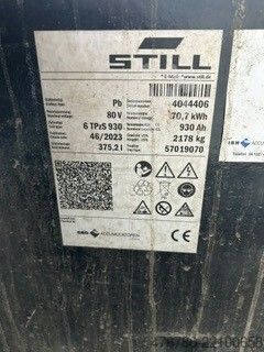 Drive battery Still Batterie / 80/ 930 , Pb   6TPzS930