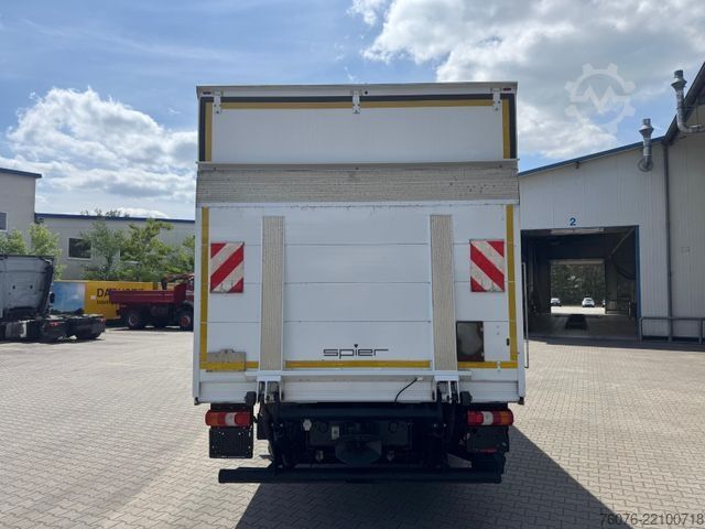 Box truck MERCEDES-BENZ 1224 L 7,3m  LBW 1.5t Klima Heizung 1 Bett