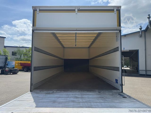 Box truck MERCEDES-BENZ 1224 L 7,3m  LBW 1.5t Klima Heizung 1 Bett