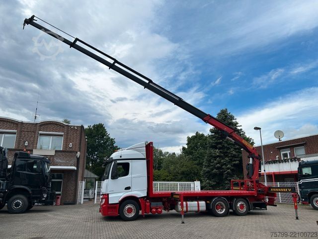 Truck mounted crane MERCEDES-BENZ 2642 Pritsche Plattform BDF+PK 27000 Kran+Seilw.