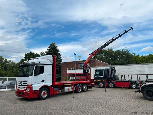 Truck mounted crane MERCEDES-BENZ 2642 Pritsche Plattform BDF+PK 27000 Kran+Seilw.