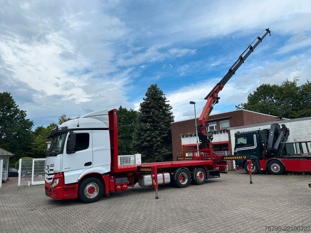 Truck mounted crane MERCEDES-BENZ 2642 Pritsche Plattform BDF+PK 27000 Kran+Seilw.