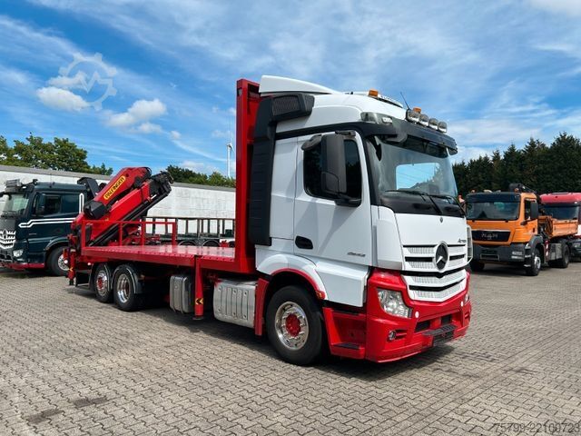 Truck mounted crane MERCEDES-BENZ 2642 Pritsche Plattform BDF+PK 27000 Kran+Seilw.