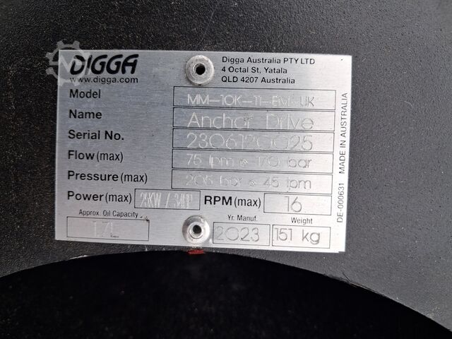 Digga MM10K/MM14K Digga Schroeffundering machine Demo unit MM14K