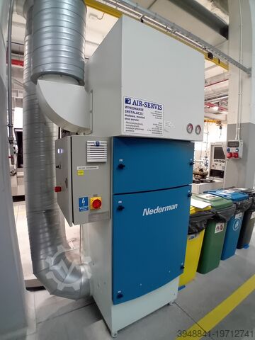 Extraction of welding fumes / paint dust Nederman 