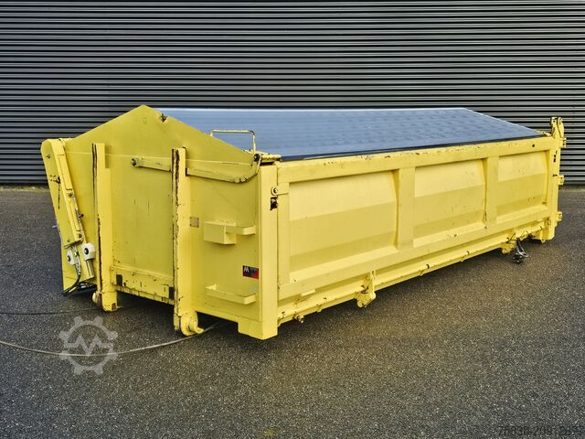 Mollen 14 m³ CONTAINER / HYDRAULIC TAILGATE / CABLE LIFTING Mollen 14 m3 CONTAINER / HYDRAULISCH BORD - KAP / KABE...