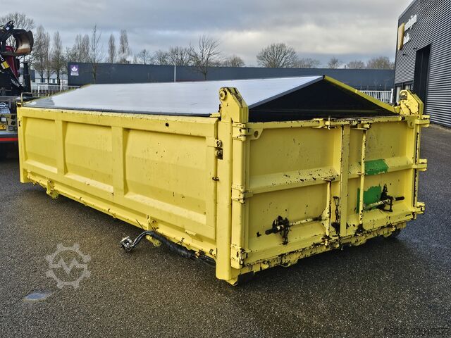 Mollen 14 m³ CONTAINER / HYDRAULIC TAILGATE / CABLE LIFTING Mollen 14 m3 CONTAINER / HYDRAULISCH BORD - KAP / KABE...