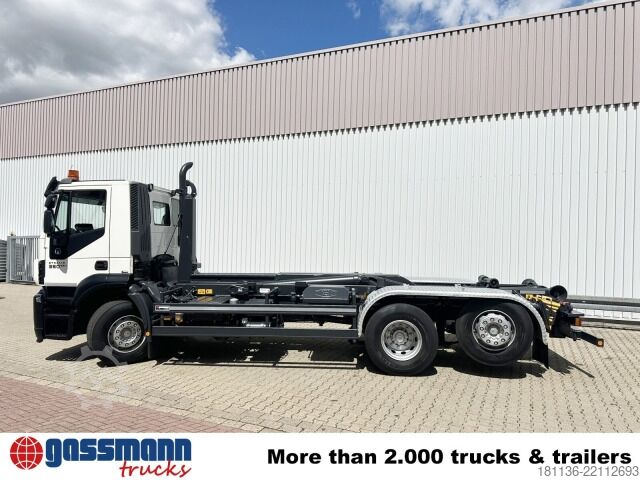 Roll-off tipper truck Iveco Stralis AD260S36 6x2/4, EEV, Meiller RK 20.70,