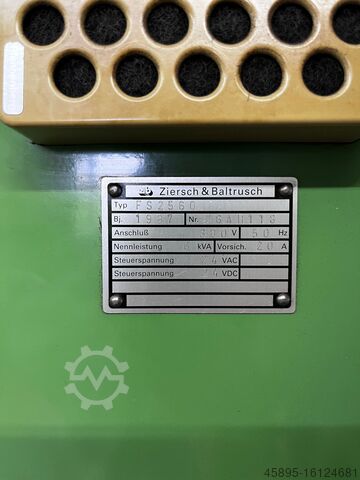 FLAT GRINDING MACHINE ZIERSCH & BALTRUSCH FS 2560