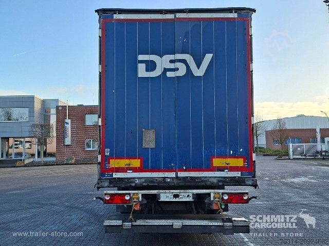 Open semitrailer with tarp Schmitz Cargobull Curtainsider Standard Ladebordwand