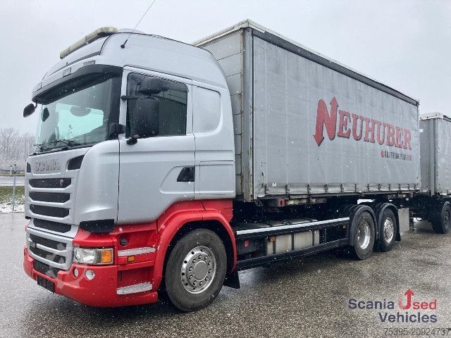 Swap body truck Scania R 410 LB6x2*4HNB BDF Komplettzug !!