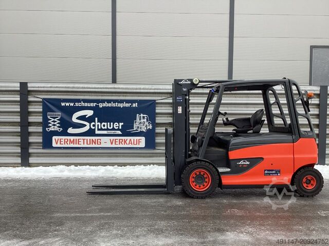 Electric 4-wheel forklift Linde E40L-01/600 Container Version