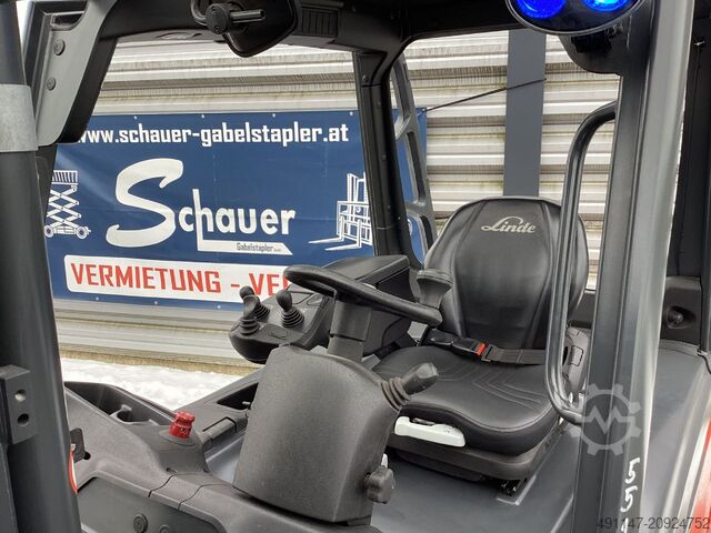 Electric 4-wheel forklift Linde E40L-01/600 Container Version