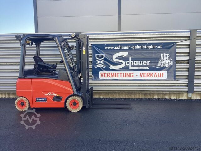 Electric 4-wheel forklift Linde E16PH-02