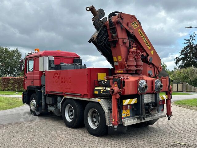 Crane truck MAN F16 25.502 V10 PALFINGER PK52000 52TM CRANE/GRU...