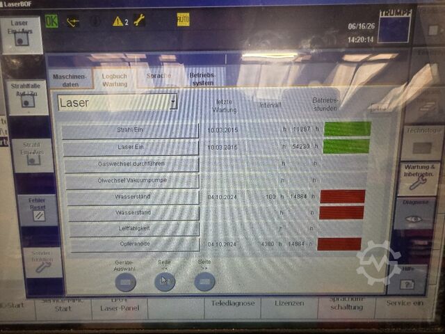 Laser punching machine Trumpf TruMatic 7000-1300