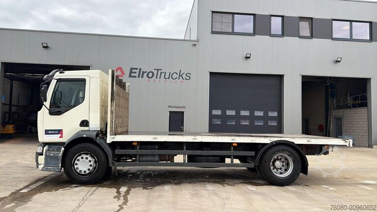 Flatbed Renault Midlum 270 (18 TONNES / BOITE MANUELLE / MANUAL...