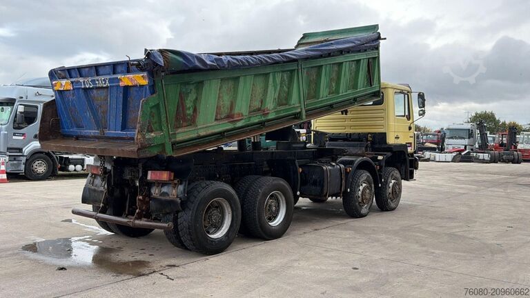 3-way tipper MAN 35.402 (8X8 / BIG AXLES / GRAND PONT / LAMES / ...