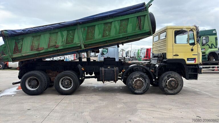 3-way tipper MAN 35.402 (8X8 / BIG AXLES / GRAND PONT / LAMES / ...