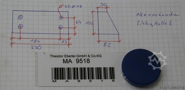Kunststoff unbekannt 123/330/H82 mm