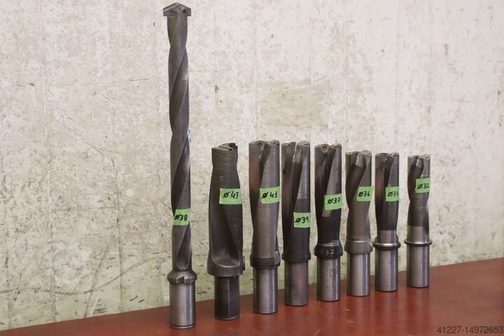 Wendeplattenbohrer 8 Stück Protostar Aufnahme Ø32 mm  mit Innenkühlung