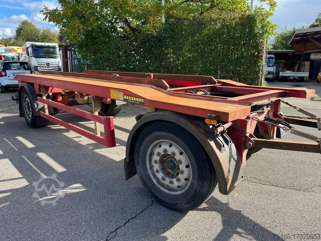 Abrollanhänger ROHR 2-Achs Anhänger für Mulden *ALUFELGEN