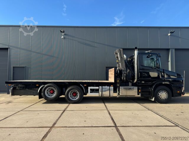 Crane truck Scania 124G 400 Torpedo / 6X2 / HIAB 195 / Retarder / ...