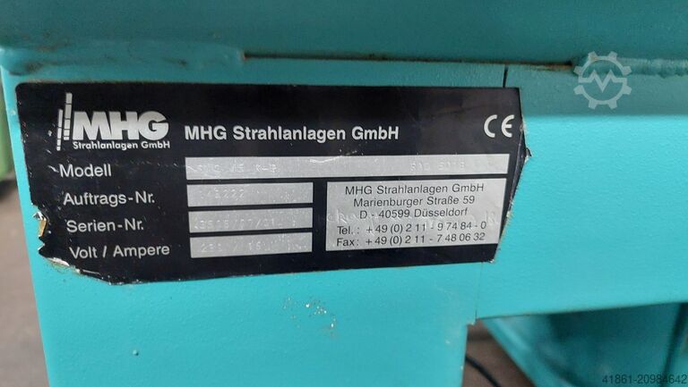 Sandblasting system with extraction MHG SMG 45 k-P