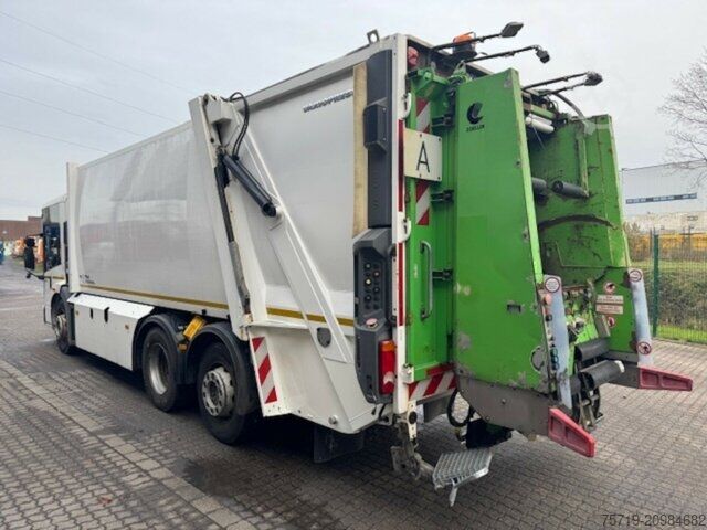 Garbage truck Mercedes-Benz 2635 6x2 Econic Euro6/Faun Vario II 524