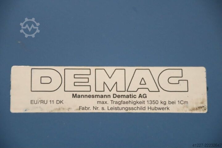 Crane chassis 1350 kg Demag EU/RU 11 DK   84010344