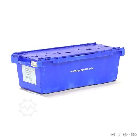 Used Distribution bin provided with lid consisting of two parts, L: 1250, W: 480, H: 360 Kruizinga 98-7250GB