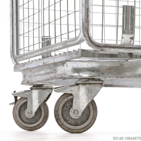 Gebrauchte Anti-Diebstahl Rollbehälter A-Gestell, nestbar, L: 850, B: 670, H: 1850 (mm). Kruizinga 98-7420GB